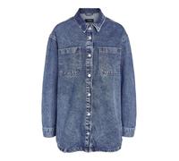 NOISY MAY Nmalva L/S Denim Shacket Az351mb Noos Giacca Donna (Pacco da 1)