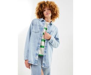 Noisy May - Nmalva L/S Denim Shacket Az352Lb Noos Blu - Abbigliamento M Blu
