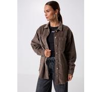 Noisy May - NMALVA L/S SHACKET COLORED CORDUROY NOOS Marrone - Abbigliamento M Marrone