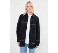 Noisy May - NMALVA L/S TIE DIE DENIM SHACKET VI490BL Nero - Abbigliamento XL Nero