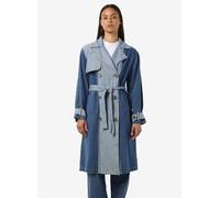 Noisy May - NMARIZONA DENIM TRENCHCOAT DD Blu - Abbigliamento L Blu