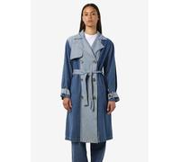 Noisy May - NMARIZONA DENIM TRENCHCOAT DD Blu - Abbigliamento S Blu