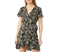 Noisy may Nmclara Bianca S/S Wrap Dress Noos Vestito, Kalamata, L Donna