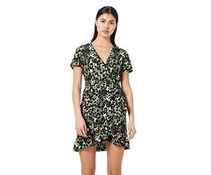 Noisy may Nmclara Bianca S/S Wrap Dress Noos Vestito, Kalamata, L Donna