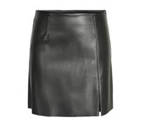 Noisy may Nmclara Penny Pu HW Slit Skirt Curvenoos Gonna, Nero, 54 Donna