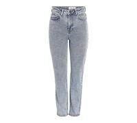 Noisy may Nmdaisy HW Mom Fit Jean Az393lb FWD Noos Jeans, Mix Blu Chiaro, 27W x 32L Donna