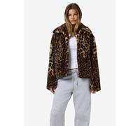 Noisy May - NMEVE LEO FUR JACKET Marrone - Abbigliamento M Marrone