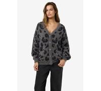 Noisy May - NMFLYNN L/S V-NECK KNIT CARDIGAN NOOS Grigio - Abbigliamento M Grigio