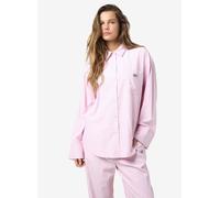 Noisy May - Nmfrida L/S Button Shirt Wvn Box Rosa - Abbigliamento L Rosa