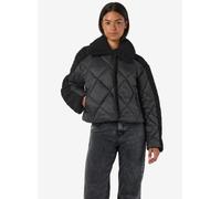 Noisy May - NMGEMMA L/S SHORT PUFFER JACKET Nero - Abbigliamento L Nero
