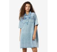 Noisy May - NMINDIE SS SHORT DRESS AZ429LB Blu - Abbigliamento L Blu