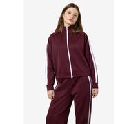 Noisy May - NMJENNA L/S HIGH NECK ZIPPER JRS Bordeaux - Abbigliamento XS Bordeaux
