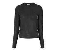 Noisy may NMJUDITH L/S Mesh Top BG Noos - Maglietta da Donna, Taglia XS, Colore: Nero