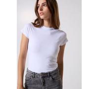 Noisy May - Nmkatinka S/S Raglan Top Fwd Jrs Noos Bianco - Abbigliamento S Bianco