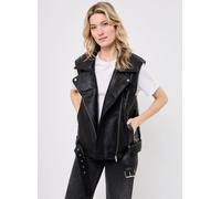 Noisy May - NMLINA PU VEST Nero - Abbigliamento S Nero