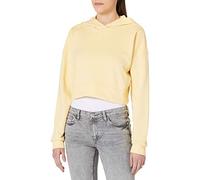 Noisy may NMLUPA L/S Crop Hood Sweat BG S Felpa con Cappuccio, Golden Haze, L Donna