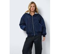 Noisy May - NMMILEY HOOD BOMBER JACKET DD Blu - Abbigliamento S Blu