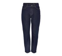 Noisy may Nmmoni HW Ank Jeans Az366rw Noos, Denim Blu Scuro. Dettagli: Slavato, 27W x 30L Donna
