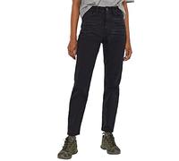 Noisy may Nmmoni HW Straight Ank Black Jeans Noos Elasticizzati, Denim Nero, 25W x 32L Donna