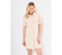 Noisy May - Nmnew Signe S/S Denim Dress Clr Noos Beige - Abbigliamento M Beige