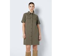 Noisy May - Nmnew Signe S/S Denim Dress Clr Noos Verde - Abbigliamento XS Verde