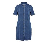 NOISY MAY Nmnisa S/S Slim Denim Dress Vi534mb Noos Abito Corto Donna (Pacco da 1)
