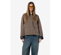 Noisy May - NMNORA PU COLLAR JACKET DD Marrone - Abbigliamento M Marrone