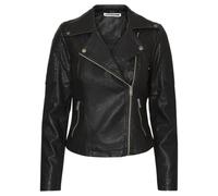 NOISY MAY NMRebel PU Jacket Donna Giacca in similpelle nero M 100% poliestere