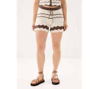 Noisy May - Nmsadie Nw Knit Shorts Marrone - Abbigliamento L Marrone