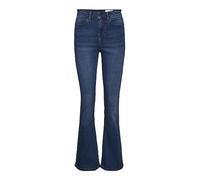 Noisy may Nmsallie HW Flare Jeans Vi021mb Noos, Medium Blue Denim, 34 Donna