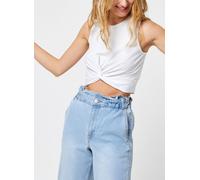 Noisy May Top corto Nmtwiggi S/L con dettaglio attorcigliato davanti Bianco L