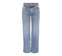 Noisy May Nmyolanda Nw Wide Jeans Az236lb Noos, Mix Blu Chiaro, 27W / 34L Donna