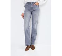 Noisy May - NMYOLANDA NW WIDE JEANS AZ371DG FWD NOOS Grigio - Abbigliamento 30 X 32 Grigio