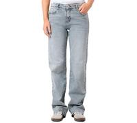 Noisy May - Yolanda - Jeans dritti a vita medio alta lavaggio grigio W28 L30