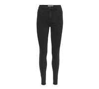 Noisy May Pantaloni Donna, Denim Grigio Scuro, 28 W/30 L