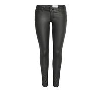 Noisy may Nmallie LW Skinny Coated Black Pant Noos Jeans, Nero, (M) W x 32L Donna