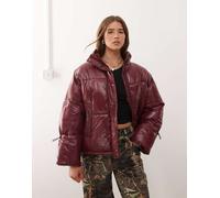 Noisy May - Piumino bordeaux lucido-Marrone 2XL