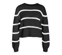 Noisy may Pullover 'Maysa' nero / bianco Donna - PROMO - Pullover e cardigan - Maglioni - Pullover a maglia fine Noisy may L