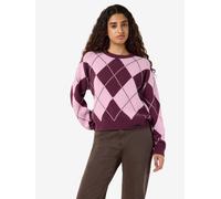 NOISY MAY NOISY MAY Argyle Knit Jumper Viola
