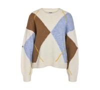 Noisy may Pullover 'NMARMIE' blu chiaro / marrone / bianco Donna Noisy may M blu chiaro / marrone / bianco