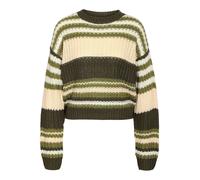 Noisy may Pullover 'NMCharlie' beige / verde / verde scuro / bianco Donna Noisy may M beige / verde / verde scuro / bianco