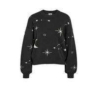 Noisy may Pullover 'NMCHARLOTT' antracite / bianco Donna Noisy may XL antracite / bianco