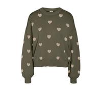 Noisy may Pullover 'NMCHARLOTT' cachi / oliva Donna Noisy may S cachi / oliva