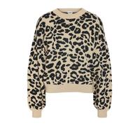 Noisy may Pullover 'NMCharlott' sabbia / nero, Taglia L