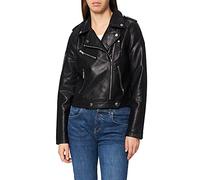 Noisy May Rollo Jacket Donna Giacca in similpelle nero L 100% poliestere