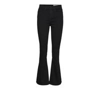NOISY MAY Sallie High Waist Flare Jeans Donna Jeans Nero W32L32
