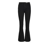 NOISY MAY Sallie High Waist Flare Jeans Donna Jeans Nero