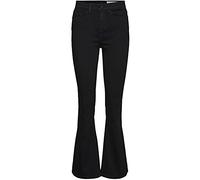 NOISY MAY Sallie High Waist Flare Jeans Donna Jeans Nero W30L32