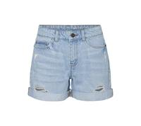 Noisy May Shorts strappate con Orlo Arrotolato, Colore:Azzurro, Taglia:M