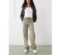 Noisy May - Yolanda - Jeans dritti a vita medio alta lavaggio blu vintage W26 L32
